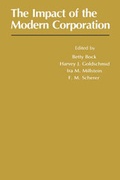 Cover: Impact of the Modern Corporation - Columbia University Press