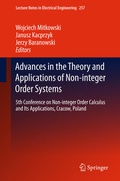 Cover: Advances in the Theory and Applications of Non-integer Order Systems - Springer