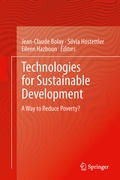 Cover: Technologies for Sustainable Development - Springer