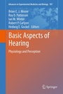 Cover: Basic Aspects of Hearing - Springer