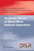 Cover: Unsteady Effects of Shock Wave induced Separation - Springer