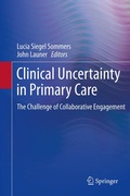 Cover: Clinical Uncertainty in Primary Care - Springer