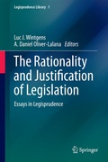 Cover: The Rationality and Justification of Legislation - Springer