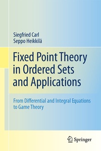 Abbildung von: Fixed Point Theory in Ordered Sets and Applications - Springer
