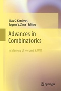 Cover: Advances in Combinatorics - Springer