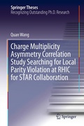 Cover: Charge Multiplicity Asymmetry Correlation Study Searching for Local Parity Violation at RHIC for STAR Collaboration - Springer