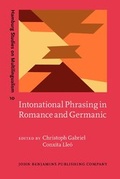 Cover: Intonational Phrasing in Romance and Germanic - John Benjamins Publishing Co