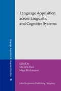 Cover: Language Acquisition across Linguistic and Cognitive Systems - John Benjamins Publishing Co