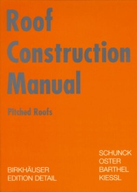 Abbildung von: Roof Construction Manual - Birkhäuser Verlag GmbH