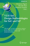 Cover: VLSI-SoC: Design Methodologies for SoC and SiP - Springer