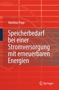 Cover: Speicherbedarf bei einer Stromversorgung mit erneuerbaren Energien - Springer