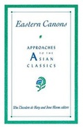 Cover: Eastern Canons - Columbia University Press