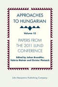 Cover: Approaches to Hungarian - John Benjamins Publishing Co