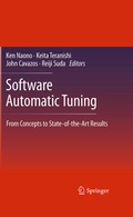 Cover: Software Automatic Tuning - Springer