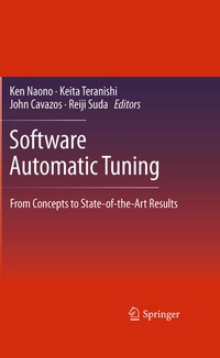 Enlarge image Cover: Software Automatic Tuning - Springer