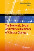 Cover: The Economic, Social and Political Elements of Climate Change - Springer