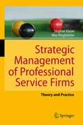 Cover: Strategic Management of Professional Service Firms - Springer