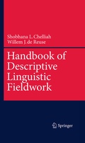 Cover: Handbook of Descriptive Linguistic Fieldwork - Springer