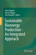 Cover: Sustainable Bioenergy Production - An Integrated Approach - Springer