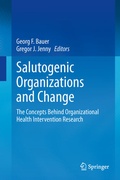 Cover: Salutogenic organizations and change - Springer
