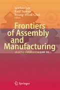 Cover: Frontiers of Assembly and Manufacturing - Springer