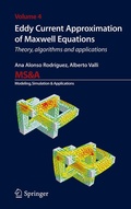 Cover: Eddy Current Approximation of Maxwell Equations - Springer
