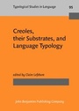 Cover: Creoles, their Substrates, and Language Typology - John Benjamins Publishing Co