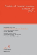 Cover: Principles of European Insurance Contract Law - Sellier European Law Publishers