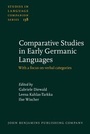 Cover: Comparative Studies in Early Germanic Languages - John Benjamins Publishing Co