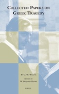 Cover: Collected Papers on Greek Tragedy - Brill