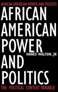 Cover: African American Power and Politics - Columbia University Press