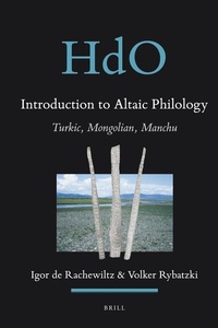 Abbildung von: Introduction to Altaic Philology - Brill