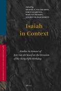 Cover: Isaiah in Context - Brill