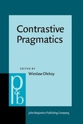 Cover: Contrastive Pragmatics - Benjamins (John) North America Inc.,US