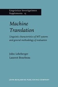 Cover: Machine Translation - John Benjamins Publishing Co