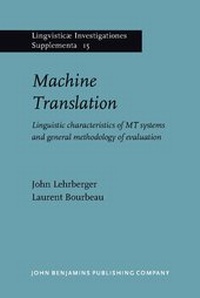 Abbildung von: Machine Translation - John Benjamins Publishing Co