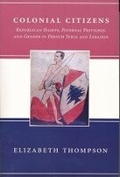 Cover: Colonial Citizens - Columbia University Press