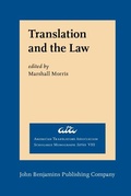 Cover: Translation and the Law - John Benjamins Publishing Co
