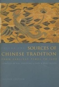 Cover: Sources of Chinese Tradition - Columbia University Press