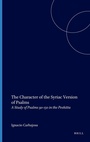 Cover: The Character of the Syriac Version of Psalms - Brill