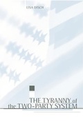 Cover: The Tyranny of the Two-Party System - Columbia University Press