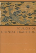 Cover: Sources of Chinese Tradition - Columbia University Press