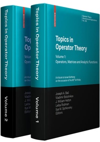 Enlarge image Cover: Topics in Operator Theory - Birkhäuser