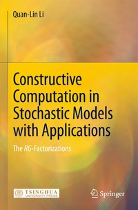 Enlarge image Cover: Constructive Computation in Stochastic Models with Applications - Springer