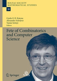 Enlarge image Cover: Fete of Combinatorics and Computer Science - Springer