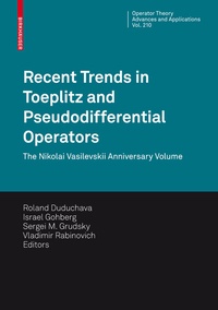 Abbildung von: Recent Trends in Toeplitz and Pseudodifferential Operators - Birkhäuser