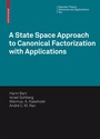Cover: A State Space Approach to Canonical Factorization with Applications - Birkhäuser