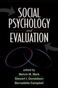 Cover: Social Psychology and Evaluation - Guilford Publications