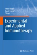 Cover: Experimental and Applied Immunotherapy - Humana Press Inc.