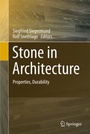Cover: Stone in Architecture - Springer